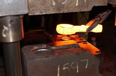 Closed die forging